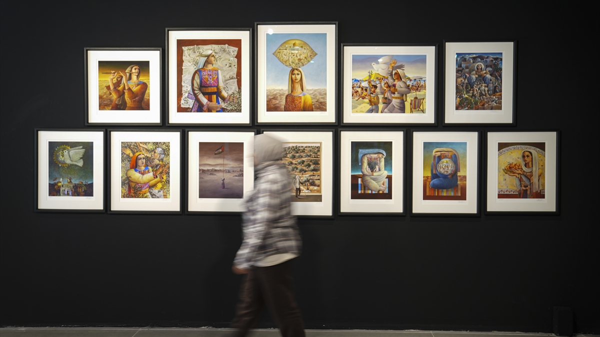 Filistinli sanatçıların eserleri, İstanbul’da sergileniyor Filistinli sanatçıların eserleri, İstanbul’da sergileniyor