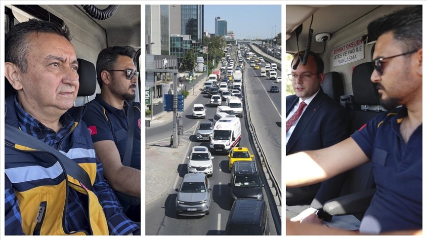 İstanbul’da yeni uygulama… Sürücülere radyo frekansı üzerinden uyarı yapılacak: Lütfen ambulansa yol verin İstanbul’da yeni uygulama… Sürücülere radyo frekansı üzerinden uyarı yapılacak: Lütfen ambulansa yol verin