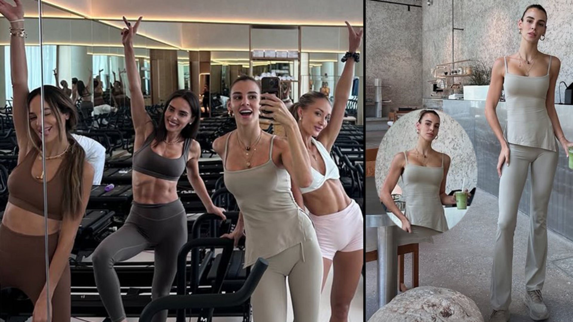 Dostlarıyla spor yaptı Dostlarıyla spor yaptı