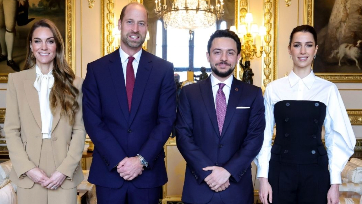 Kate Middleton ile Ürdün Kraliyet gelini Prenses Rajwa bir arada Kate Middleton ile Ürdün Kraliyet gelini Prenses Rajwa bir arada