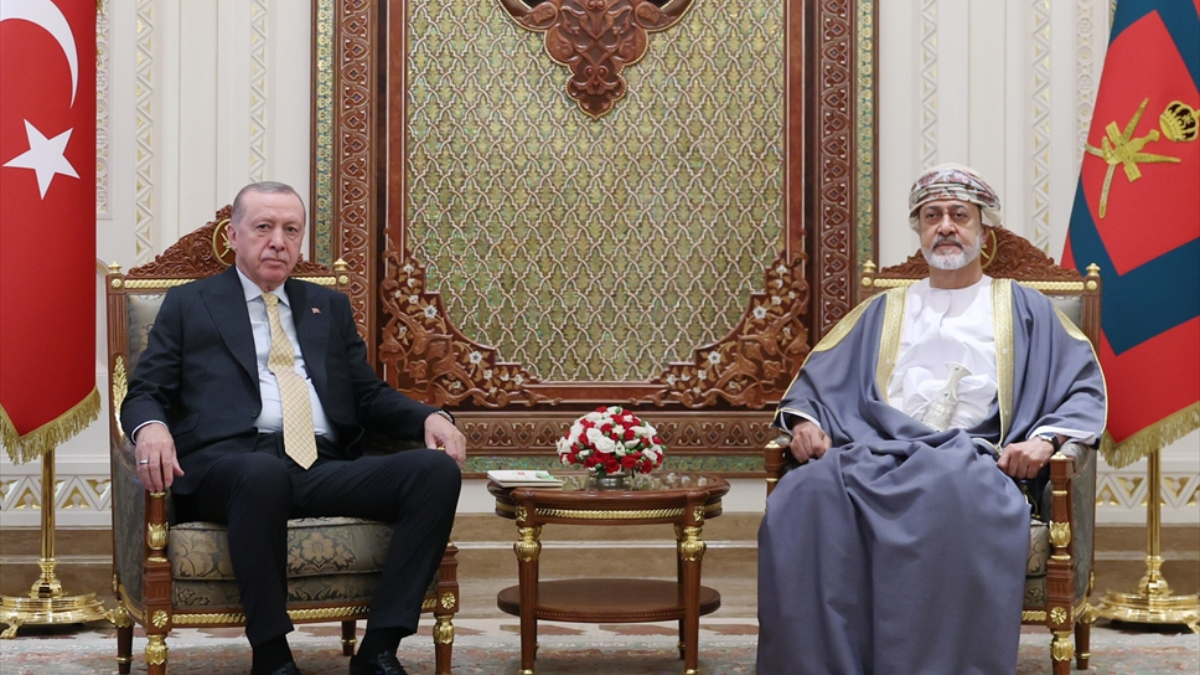 Cumhurbaşkanı Erdoğan, Umman Sultanı Heysem bin Tarık ile görüştü Cumhurbaşkanı Erdoğan, Umman Sultanı Heysem bin Tarık ile görüştü