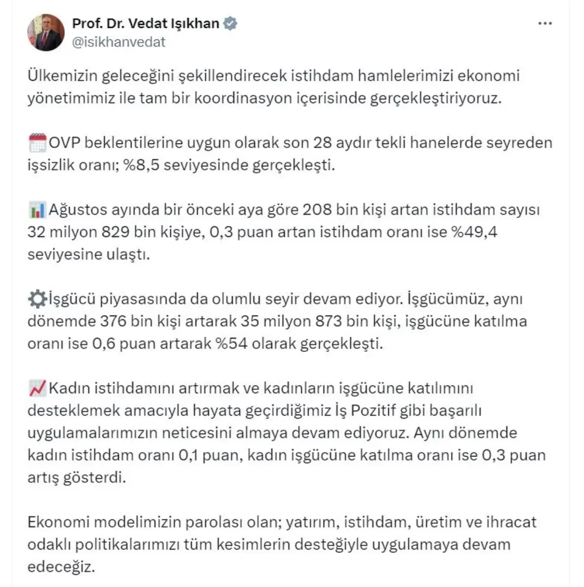 Kadın İstihdamında Artış: Ağustos 2025 Verileri Açıklandı Kadın İstihdamında Artış: Ağustos 2025 Verileri Açıklandı