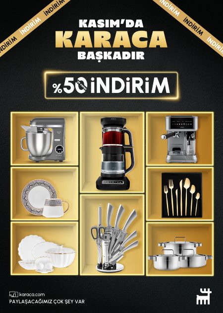 Karaca’dan Kasım Ayına Özel İndirimler Başladı Karaca’dan Kasım Ayına Özel İndirimler Başladı