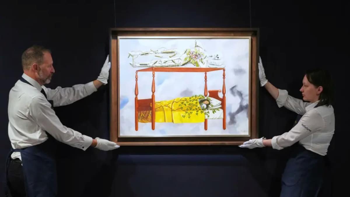 Frida Kahlo’nun tablosu 54,66 milyon dolara satıldı Frida Kahlo’nun tablosu 54,66 milyon dolara satıldı