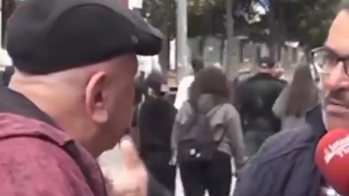 İmralı Ziyareti Üzerine Sokak Röportajında Kavga Çıktı İmralı Ziyareti Üzerine Sokak Röportajında Kavga Çıktı