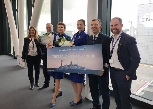 Aegean Airlines İstanbul ile Selanik Arasında Uçuş Başlattı Aegean Airlines İstanbul ile Selanik Arasında Uçuş Başlattı