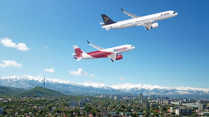 Air Astana, 50 Yeni Airbus A320neo Siparişi Verdi Air Astana, 50 Yeni Airbus A320neo Siparişi Verdi